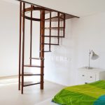 Dormitorio 3 con altillo. Cuenta con una cama individual abajo y otra arriba.